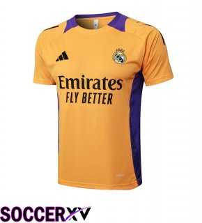 Real Madrid Training T Shirt Yellow 2025/2026