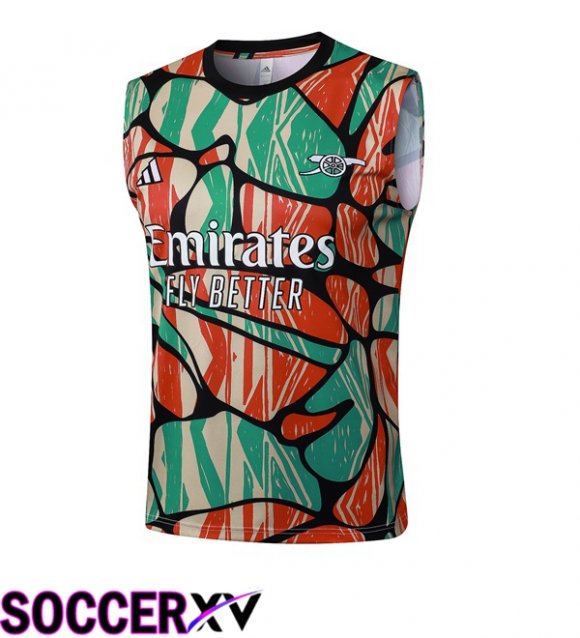 Arsenal Soccer Vest Red Green 2025/2026