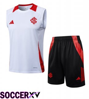 SC Internacional Soccer Vest + Shorts White 2025/2026