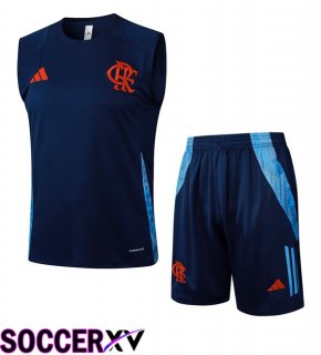 Flamengo Soccer Vest + Shorts Blue Royal 2025/2026