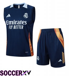 Real Madrid Soccer Vest + Shorts Blue Royal 2025/2026