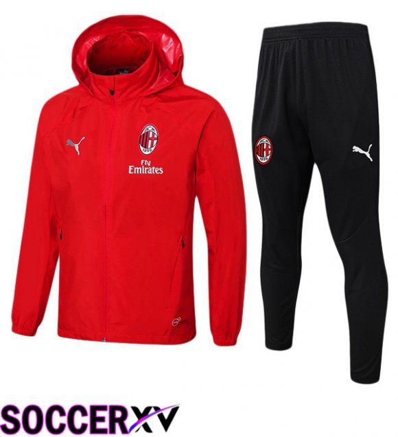 AC Milan Training Tracksuit - Windbreaker Red 2025/2026