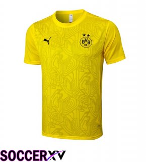 Dortmund BVB Training T Shirt Yellow 2025/2026