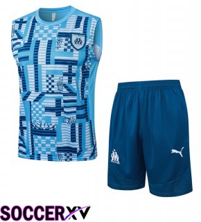 Marseille OM Soccer Vest + Shorts Blue 2025/2026