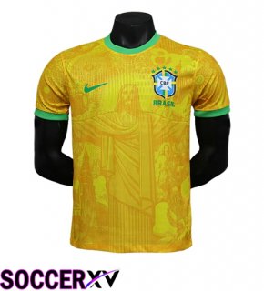 Brazil Soccer Jersey Special Edition Yellow 2024/2025