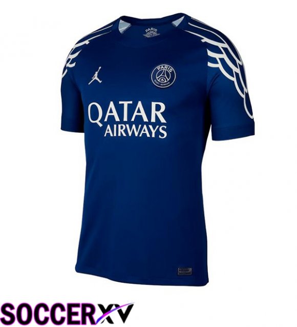 Paris PSG Fourth Soccer Jersey Blue Royal 2024/2025