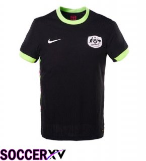 Australia Away Soccer Jersey Black 2025/2026