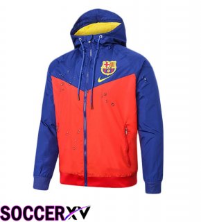 FC Barcelona Windbreaker Blue Red 2025/2026