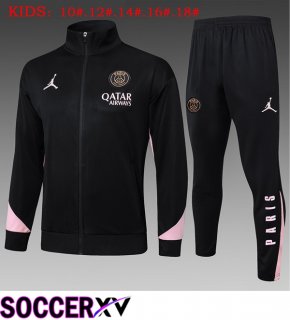 Jordan Paris PSG Kids kit Training Jacket Suit Black 2025/2026