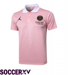 Jordan Paris PSG Soccer Polo Pink 2025/2026