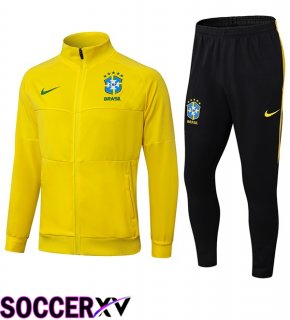 Brazil kit Training Jacket Suit Yellow 2025/2026