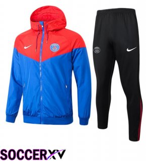 Paris PSG Training Tracksuit - Windbreaker Red Blue 2025/2026