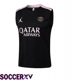 Jordan Paris PSG Soccer Vest Black 2025/2026