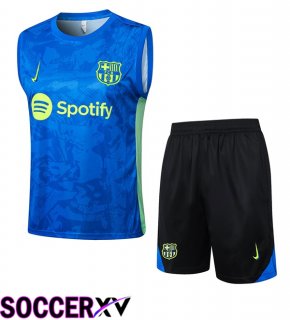 FC Barcelona Soccer Vest + Shorts Blue 2025/2026