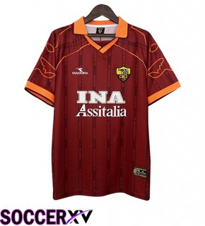 AS Rome Retro Home Soccer Jersey 1999/2000