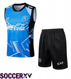 SSC Napoli Soccer Vest + Shorts Blue 2025/2026