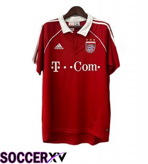 Bayern Munich Retro Home Soccer Jersey Red 2005-2006