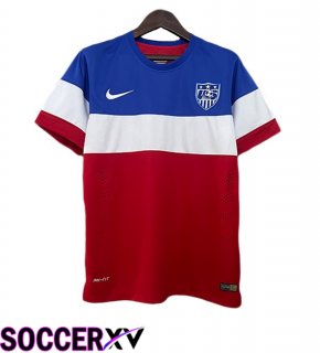 États-Unis Retro Away Soccer Jersey Red Blue 2004