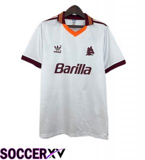 AS Rome Retro Away Soccer Jersey White 1992-1994