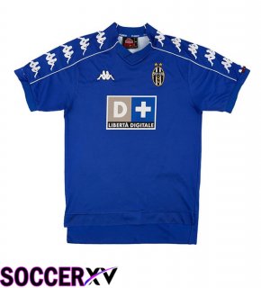 Juventus Retro Away Soccer Jersey Blue 1999-2000