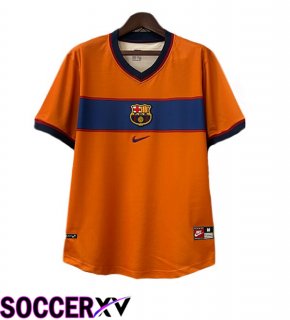 FC Barcelona Retro Third Soccer Jersey Yellow 1998-1999