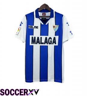 Malaga Retro Home Soccer Jersey Blue 1998