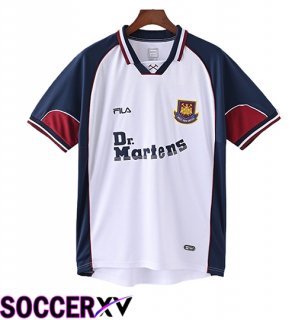 West Ham Retro Away Soccer Jersey 1999/2001