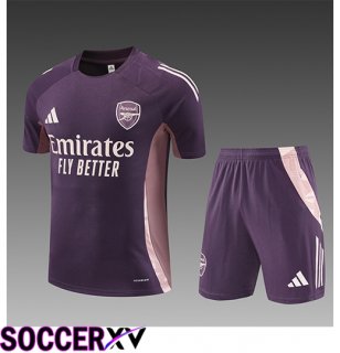 Arsenal Kids kit Training T Shirt Purple/Pink 2025/2026