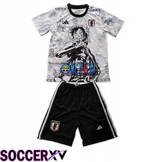 Japan Kids Soccer Jersey Special Edition Black/White 2025/2026
