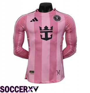 Inter Miami CF Long sleeve Home Soccer Jersey 2025/2026