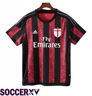 AC Milan Retro Home Soccer Jersey 2015/2016