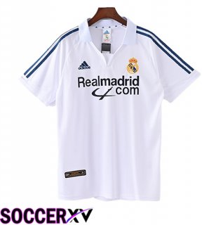 Real Madrid Retro Home Soccer Jersey 2001/2002