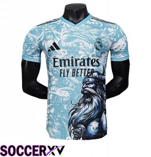 Real Madrid Soccer Jersey Special Edition Light Blue 2025/2026