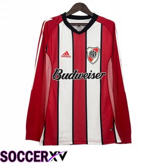 River Plate Retro Long sleeve Away Soccer Jersey 2003/2004