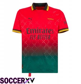 AC Milan Fourth Soccer Jersey Red 2024/2025