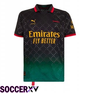 AC Milan Fourth Soccer Jersey Black 2024/2025