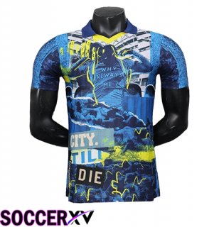 Manchester City Soccer Jersey Special Edition Blue 2025/2026