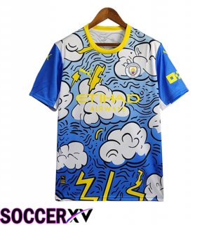 Manchester City Soccer Jersey Special Edition Blue 2025/2026