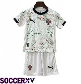 Portugal Kids Away Soccer Jersey 2025/2026