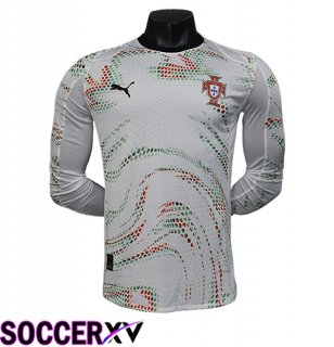 Portugal Long sleeve Away Soccer Jersey 2025/2026