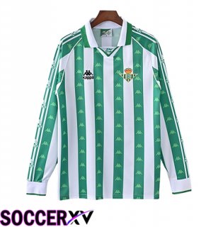 Real Betis Retro Home Soccer Jersey Long sleeve 1991/1993