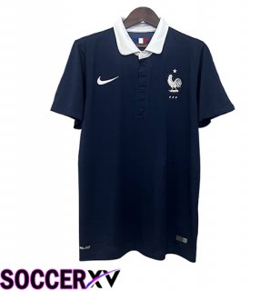 France Retro Home Soccer Jersey 2014
