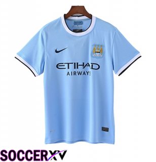 Manchester City Retro Home Soccer Jersey 2013/2014
