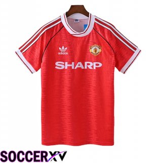 Manchester United Retro Home Soccer Jersey 1991/1992