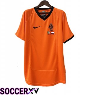 Netherlands Retro Home Soccer Jersey 2000