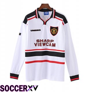 Manchester United Retro Away Soccer Jersey Long sleeve 1998/1999