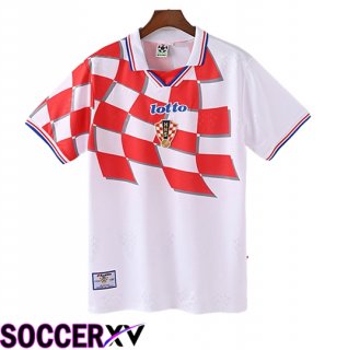 Croatia Retro Home Soccer Jersey 1998