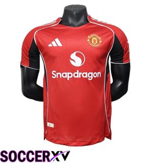 Manchester United Home Soccer Jersey Leaked Version 2025/2026
