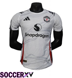 Manchester United Soccer Jersey Special Edition White 2025/2026