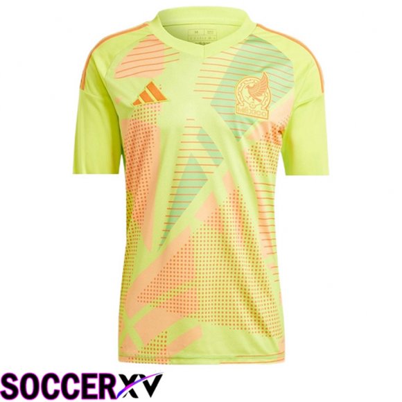 Mexico Goalkeeper Soccer Jersey Yellow 2024/2025